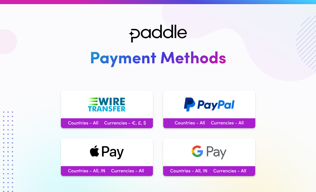 Paddle Payment gateway